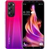 WRTogo Smartphone Offerta del Giorno, Display IPS da 5,0 pollici, 16GB ROM/Espandibile fino a 128 GB, Android 9.0, Doppia SIM, Doppia Fotocamera Smartphone economico con (Reno4-Amaranth)