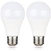 Akynite Lampadina LED E27 12V 9W Luce Fredda 6000K per Camper, 750LM, 270 gradi, Lampadine LED AC DC 12 Volt 24V E27 Attacco per Fotovoltaico Solare Giardino Baita, set di 2