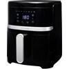 Gastronoma 18290005 Airfryer Gastronoma 18290005 - Airfryer con capacità di 4,2 litri, display touch digitale e protezione contro il surriscaldamento - Nero/Argento