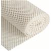 KAHEIGN Tappetino Antiscivolo Multiuso, 50CM x 200CM Tappetino Antiscivolo in PVC per Moquette Tappetinos per Cuscino da Pavimento Impermeabile per Casa Ufficio Automobili Cucina Bagno (Bianco)