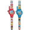 Lexibook, Paw Patrol, Orologi Walkie-Talkies, 2 pezzi, portata fino a 200m/600 piedi, torcia, bussola, ricaricabile, Blu/rosso, DMWTW1PA