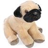 Wild Republic Pocketkins Eco Carlino, Animale di Peluche, 12 cm, Giocattolo di Peluche, Realizzato con Materiali Riciclati, Ecologico