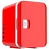QHMCD-VRJXJD Frigo per auto da 6 litri Mini frigorifero portatile Piccolo dispositivo di raffreddamento elettrico Cura personale della pelle Trucco Dispositivo di raffreddamento più caldo,Red