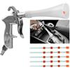 LQGTQO Pistola Aria Compressa Compressore, Pistola Compressore Aria con 5 Pezzi Tubo, Pistola per la Pulizia a Secco, Pistola ad Aria Compressa ad Alta Pressione Senza Contenitore