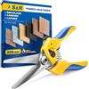S&R Forbici Cesoie Multifunzione Elettricista Bricolage per Cavi Gomma Tessuto Jeans Corda Plastica 205mm. In acciaio inox HRC 50-54