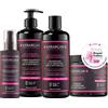 Kerargan Professionnel Kerargan - Set Shampoo, Balsamo, Maschera & Siero Cheratina - Capelli