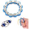 RXKFIGX 2PCS Catena di Bicicletta Giocattolo Fidget Flippy Chain Game Set Fidget Flippy Chain in acciaio Giocattolo Antistress Giocattolo per Alleviare lo Stress della Bicicletta per gli Adulti e i Ba