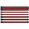 Thermaltake TtMod AC-033-CN1NAN-A1 - Kit cavo di prolunga per alimentazione ATX/EPS/8-pin PCI-E/6-pin PCI-E con pettini, rosso/nero