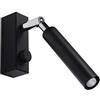 SOLLUX lighting EYETECH 1 Lampada da Parete Acciaio Design Cilindrico Minimalista Moderno per Camera da Letto Soggiorno Industriale Lofty G9 A++-E 3/1