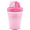 Nuvita Tazza Con Cannuccia E Doppio Isolamento Termico Rosa 18 M+ 200 Ml