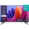 Hisense Smart TV 40" Display LED Full HD Sistema Vidaa Classe F Nero 40A4N