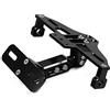 QJY-Motor Part-Store Universale Moto Supporti per Targhe -Regolabili Posteriore Registrazione Portatarga Staffa per MT07 MT09 TMAX 500 Kawasaki Z900 Z650 Z750R Suzuki DUKE -Nero