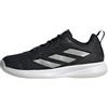 adidas Avaflash Low Tennis Shoes, Scarpe Donna, Core Black/Silver/Cloud White, 40 EU