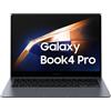 SAMSUNG Galaxy Book4 Pro NP942XGK-KG1IT (14") Touch Screen, WQXGA, Intel Core Ultra 7-155h, Ram 16 GB LPDDR5X, Ssd M.2 NVMe 1 TB, Windows 11 Pro