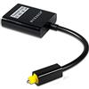 VR VETRINEINRETE Vetrineinrete® Splitter toslink fibra ottica cavo maschio 2 ingressi femmina sdoppiatore audio digitale connettore SPL-FB01 G13