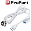 ProPart Prolunga lineare bipasso 5metri spina16A ProPart PEP1121-5-W