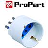 ProPart Adattatore schuko spina10A polybag ProPart PES1006-WP