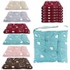 Generic Coprisedia 6 Cuscini Sedia AMA con Lacci Double Face Quattro Punti Imbottiti Fantasia Cuore Shabby love paris ba (tiffany)