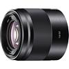 Sony SEL-50F18B Obiettivo a Focale Fissa 50 mm F1.8, Stabilizzatore Ottico, Mirrorless APS-C, Attacco E, SEL50F18B, Nero