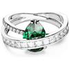 Swarovski ANELLO DOPPIA FASCIA VERDE MIS.55 DONNA SWAROVSKI