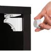 Skitla13 Blocca cassetti per bambini 8 Serrature + 2 Chiavi magnetiche, Chiusura cassetti per bambini, Magnetico Senza Viti Installazione Rapida con Biadesivo Invisibile