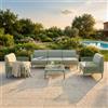 MIlani Home ASH - Salotto con divano 3 posti da giardino in polipropilene