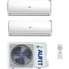 CLIMATIZZATORE DUAL 12+12 AUFIT GAS R-32 A++A+ DC INVERTER LINEA 2024 WI FI READY PRONTA CONSEGNA U. ESTERNA DUAL 18 FMA