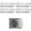 Daikin Climatizzatore Condizionatore DAIKIN Quadri split BLUEVOLUTION 9+9+18+18 serie PERFERA ALL SEASONS Inverter con 4MXM80A R-32 WIFI INTEGRATO 9000+9000+18000+18000 A+++/A++