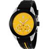 Maserati Orologio Maserati Traguardo uomo r8871612045 Silicone Nera Cronografo Giallo 45m