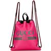 Gucci Pre-Owned - Zaino con coulisse anni '16-'23 - Donna - pelle di vitello - Taglia unica - Rosa