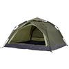 Lumaland Tenda da Campeggio | Tenda Pop Up Leggera | Tenda a Cupola per 2-3 Persone | Tenda Igloo per Trekking e Festival | Impermeabile 210x190x110cm | con 1 e 2 ingressi
