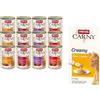animonda Carny umido per gatto + 6 x 15 g Adult Creamy Pollo con taurina snack gratis! - 12 x 400 g Adult Mix Manzo