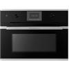 Kuppersbusch Forno microonde compatto da incasso CBM 6350.0 S finitura nero da 60 cm - Senza Designkit