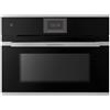 Kuppersbusch Forno compatto multifunzione pirolitico da incasso CBP 6550.0 S finitura nero da 60 cm - Senza Designkit