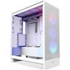 NZXT H7 Flow RGB | Case Airflow ATX mid-tower con ventole RGB | Ventole sul fondo per raffreddare la GPU | Unità ventola single-frame RGB da 360mm | Gestione cavi | Bianco