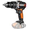 Worx Trapano Avvitatore A Batteria, Nero, Arancione, 1/2 Pollici