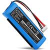 CELLONIC, Batteria per altoparlante compatibile con JBL Charge 3 (2016) (6000mAh, 3.7V) Batteria di Ricambio GSP1029102A - Version 2