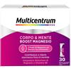 Multicentrum Corpo & Mente Boost Magnesio 30 Bustine Orosolubili