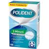 Polident 3 Minuti 66 Compresse Gusto Tripla Menta