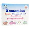 Xamamina 6 Capsule Molli Bambini 25 Mg