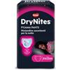 Huggies Drynites Pannolino Girl 8-15 Anni Large 27-57 Kg 9 Pezzi