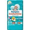 Pampers Costumino Baby Shark Taglia 5-6 10 Costumini 14+ Kg