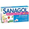 Sanagol Gola Tuss Junior 24 Caramelle Gusto Fragola