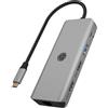 Icybox Dock Station Icy Box 100W per computer USB 3.2 tipo C Alluminio [IB-DK4012-CPD]