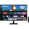 Samsung Monitor led 32'' Samsung S32DM500EU Smart M5 Fhd 1920x1080p 4ms classe E Nero