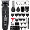 Hatteker Regolabarba Uomo Rasoio Elettrico Barba Tagliacapelli uomo Professionale Macchinetta per capelli regalo uomo 8 in 1 Velocità regolabile Impermeabile