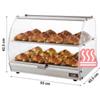 Vetrinetta Riscaldata Per Cornetti e Brioches Rainbow Hot 2 Piani