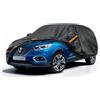 Kayme Telo Copriauto da Esterno, Compatibile con Renault Kadjar (2015-2025), Copertura a 7 Starti per Impermeabile Anti UV Anti Vento Antipolvere, Telo Copri con Cerniera e in Cotone.