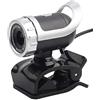 Goshyda Web Camera, HD Clip-on USB 2.0 30 W Pixel Supporto Rotante a 360 ° Webcam con Microfono, per Desktop Laptop, per Windows10 / Windows XP / Win2003 / Win7(Argento)