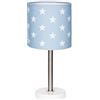 LIVONE Happy Rugs for Kids Lampada da tavolo Stars blu/bianco
